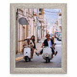 Italian Vespa Street Poster