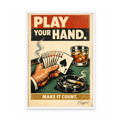 Play Your Hand, Make It Count Cocktail