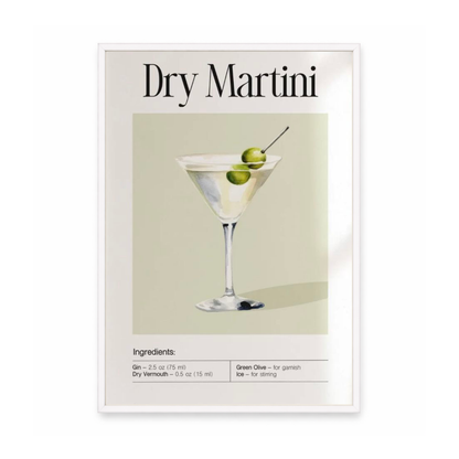 Dry Martini Cocktail