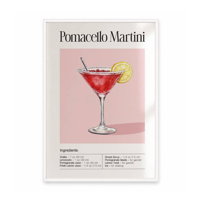 Pomacello Martini Cocktail