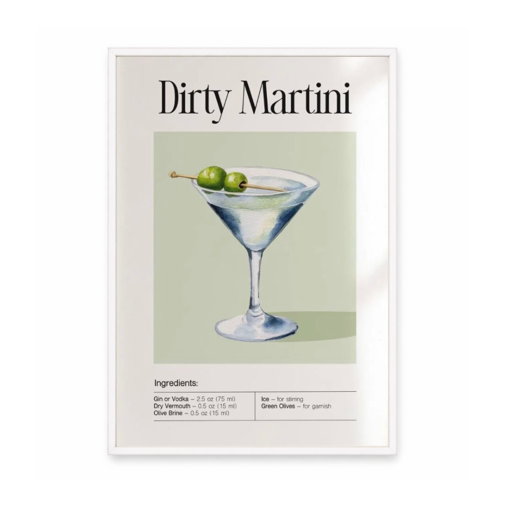 Dirty Martini Cocktail