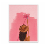 Pink Wall Girl