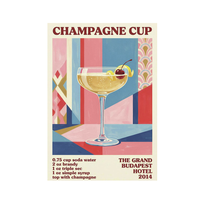 Champagne Cup Cocktail