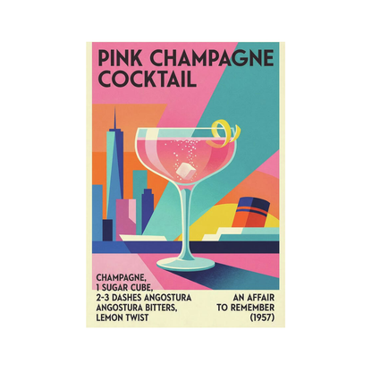 Pink Champagne Cocktail