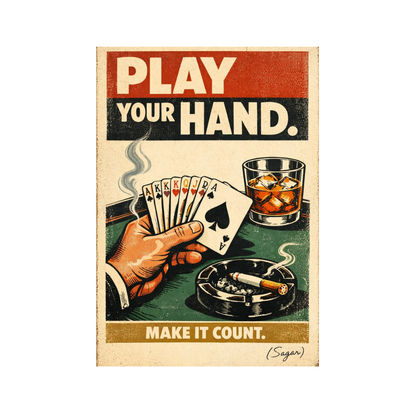 Play Your Hand, Make It Count Cocktail