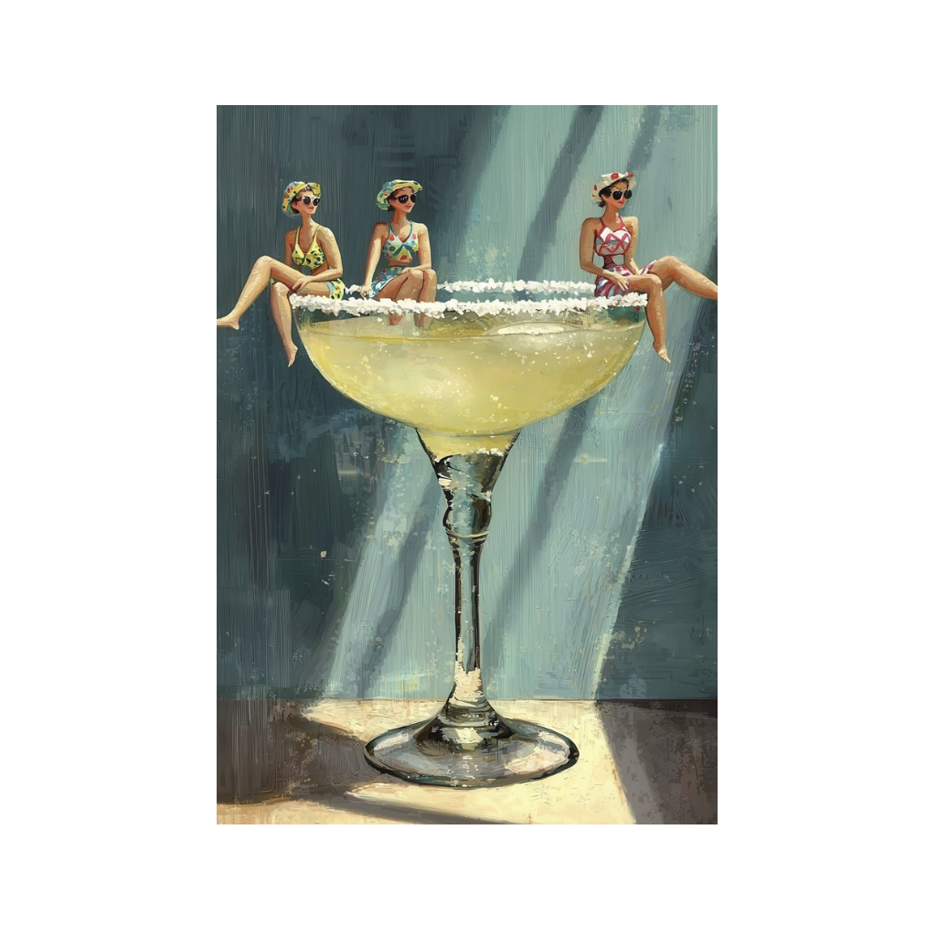 Salt-Rim Margarita Bathers Cocktail