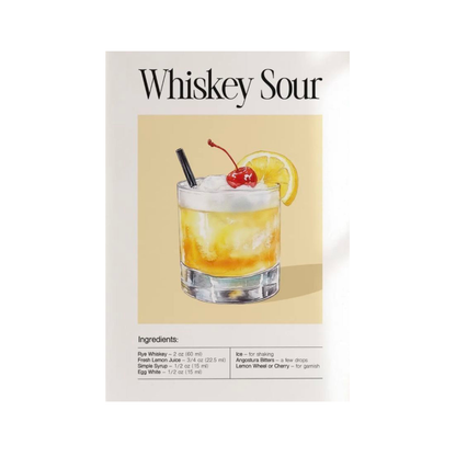 Whiskey Sour Cocktail