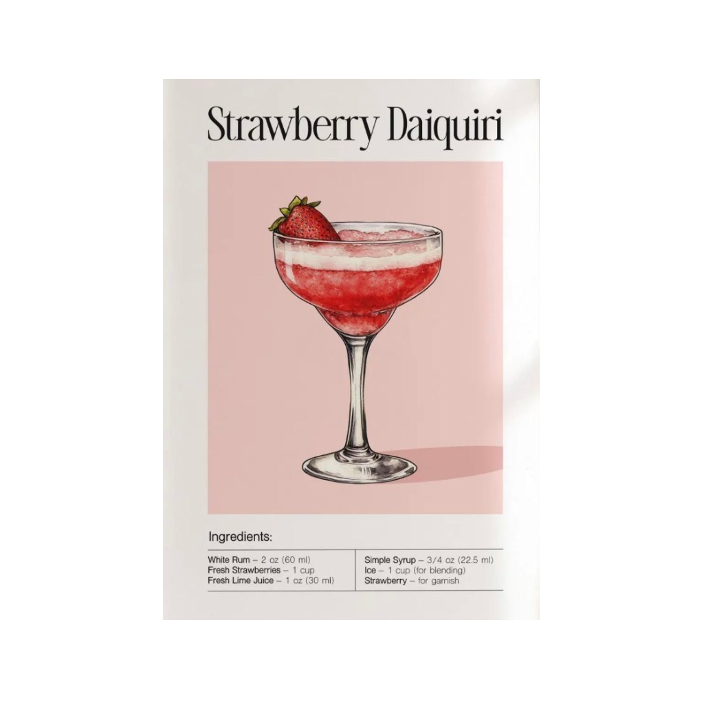 Strawberry Daiquiri Cocktail