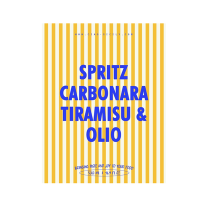 Spritz Carbonara Tiramisu Olio