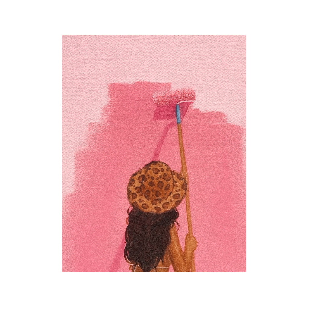 Pink Wall Girl