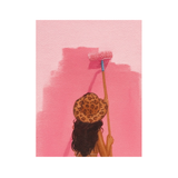 Pink Wall Girl